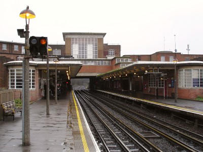 Rayners Lane. 1933. Piccadilly Line. Architect: Charles Holden.
